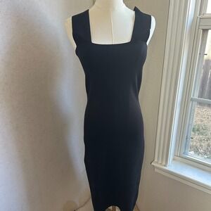House of Harlow 1960 dress women XS Black body con sleeveless stretch form fit